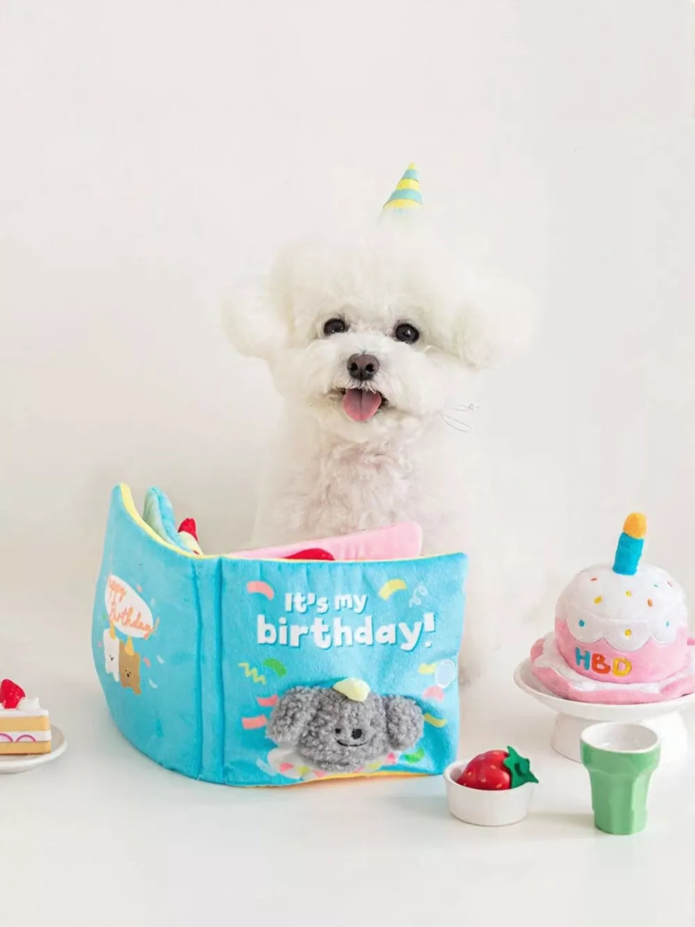 Interactive Crinkle Book Pet Sound Toy – Soft Polyester for Cats & Dogs