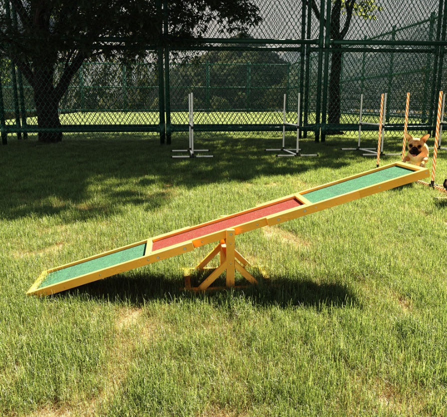 Dog Agility Seesaw – Professional-Grade Training Equipment for All Breeds