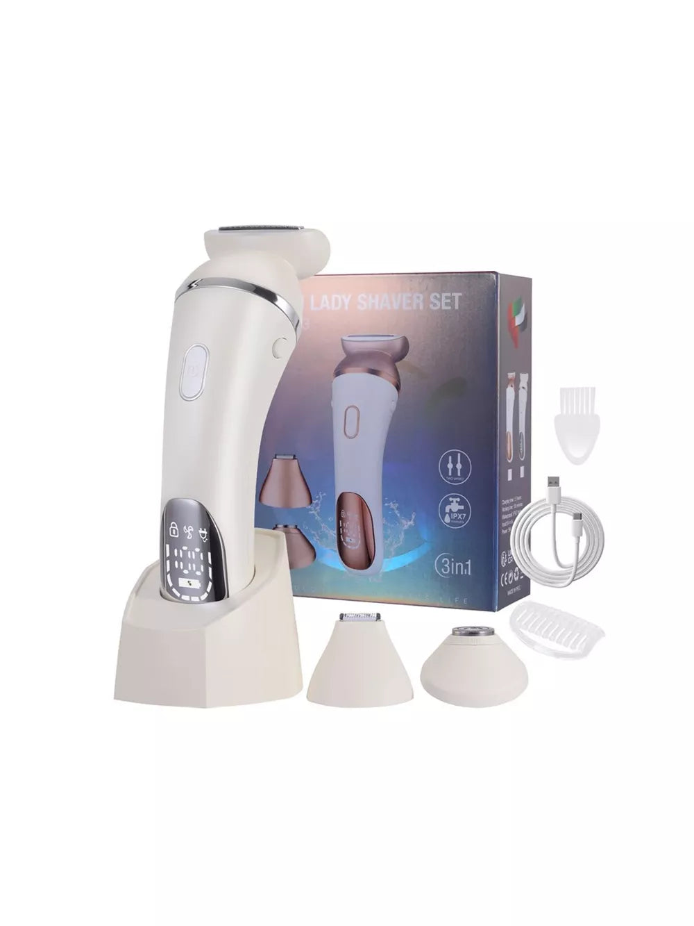 Waterproof Multi-Purpose Electric Hair Removal Epilator