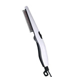 Men's Heated Beard Straightener Brush - Quick Styling Comb for Beard & Hair