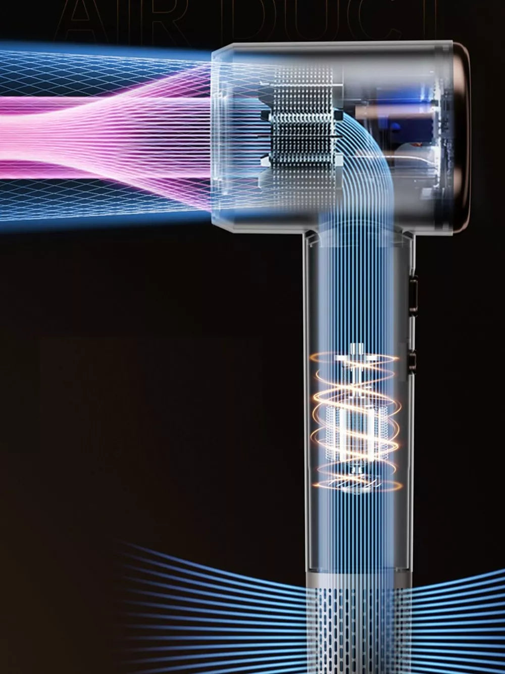 Ionic Multi-Speed Hair Dryer – Negative Ion Technology, Constant Temperature & Variable Speed Control