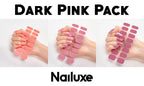 Pure Color Nail Stickers – 16 Solid Shades | Press-On Nail Art Strips