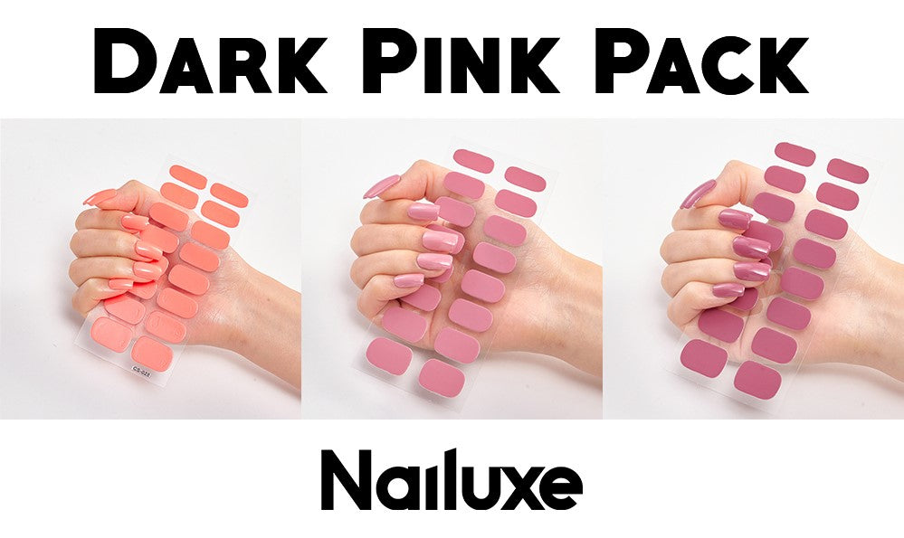 Pure Color Nail Stickers – 16 Solid Shades | Press-On Nail Art Strips