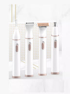 5-in-1 Rechargeable Hair Removal Device – Waterproof | Multi-Functional Electric Trimmer