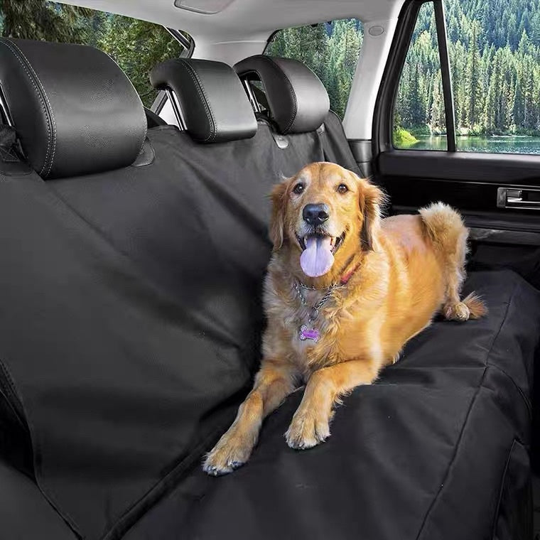 Waterproof Dog Car Seat Cover - Extra Large Backseat Protector with 4 Handles