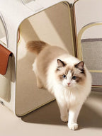 Breathable Pet Carrier Backpack – Hands-Free Travel Bag for Cats & Small Dogs
