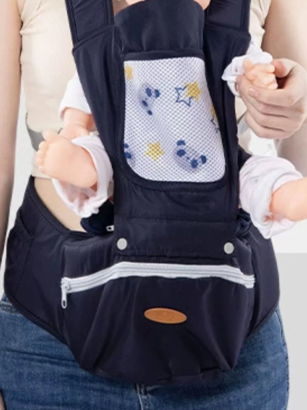 Ergonomic Baby Waist Seat – Lightweight Hip Carrier for Infants