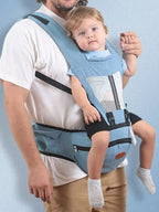 Ergonomic Baby Waist Seat – Hands-Free Hip Carrier