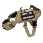 No-Pull Tactical Dog Harness with Handle – Reflective, Adjustable Service Dog Vest for Training & Control