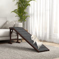 PawHut 74" Extra Long Dog Ramp for High Beds | Non-Slip, 120 lb Capacity, Flat Top Platform
