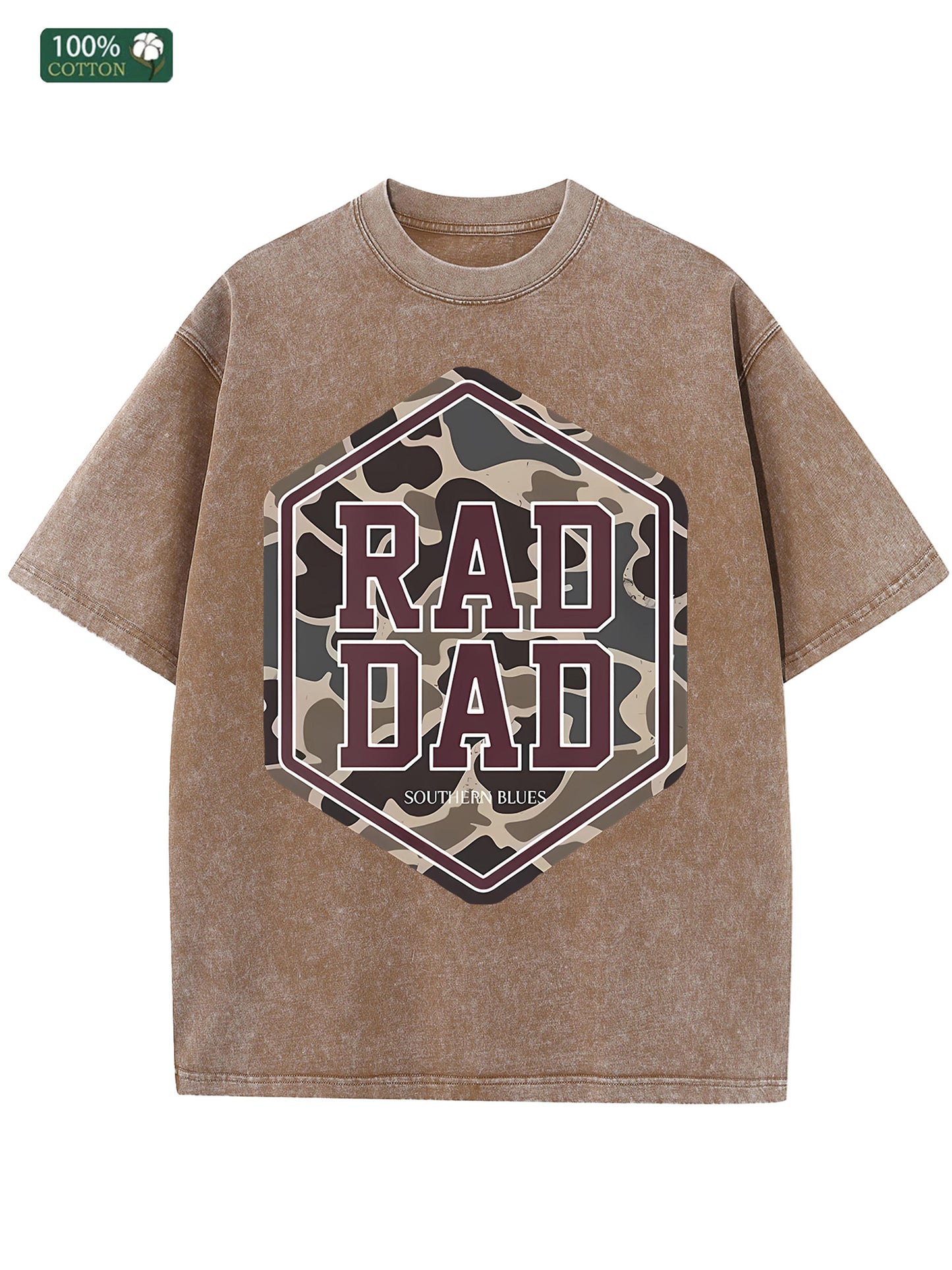 Men's Premium Washed Cotton T-Shirt | Relaxed Fit Short Sleeve Tee