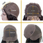 Chocolate Brown Body Wave Wig | 4x4 Swiss Lace Closure | 100% Human Hair | 150% Density