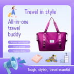 Waterproof Beach Tote Bag - Large Capacity Travel Bag with Scratch-Resistant Coating