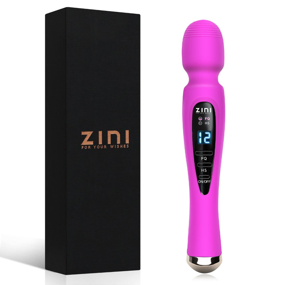 Rechargeable Personal Massager - 12 Intensity Modes, Quiet Motor, Digital Display for Neck, Shoulder & Back Relief