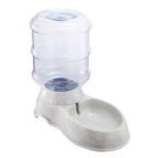 Automatic Pet Water Dispenser - 1 Gallon Self-Filling Gravity Waterer for Dogs and Cats