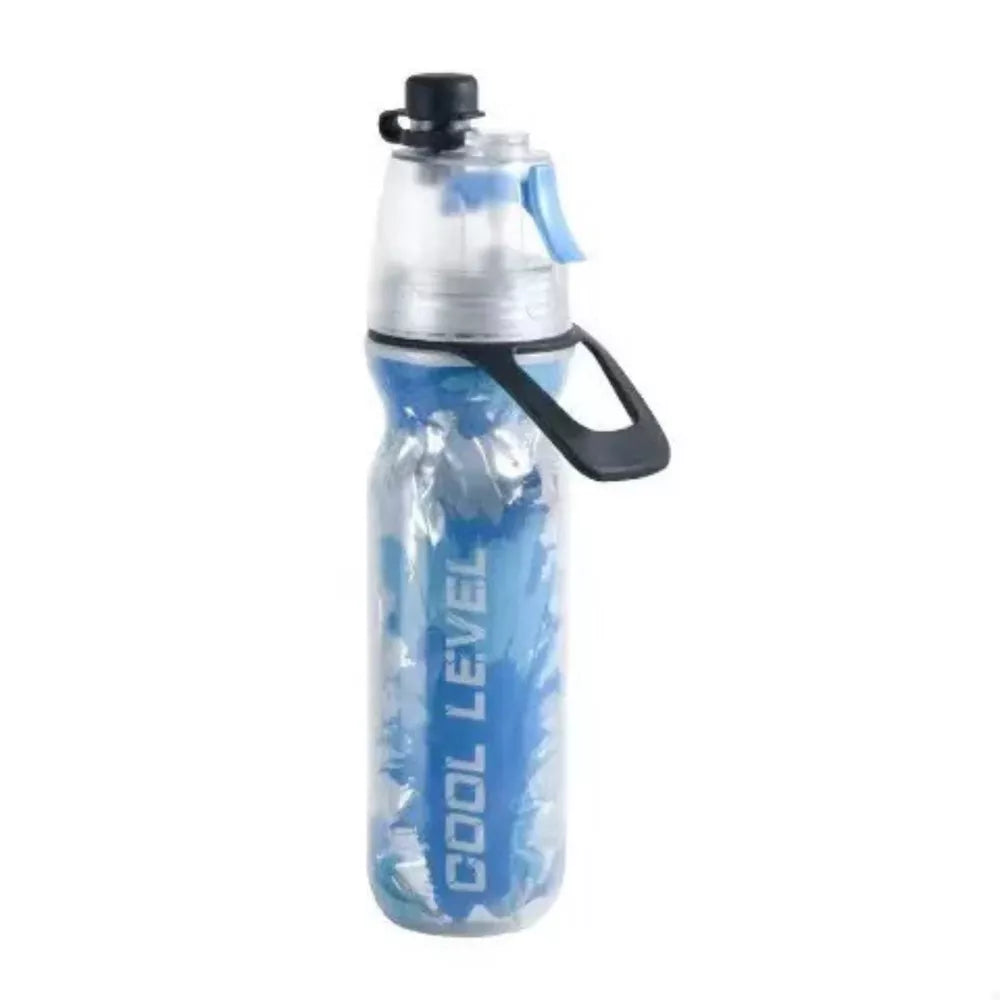 500ml Portable Spray Sports Water Bottle | 2-in-1 Misting & Drinking Bottle | 17oz