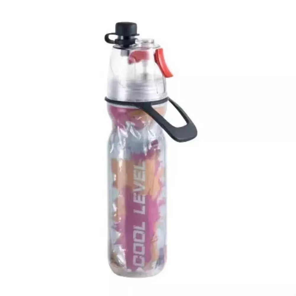 500ml Portable Spray Sports Water Bottle | 2-in-1 Misting & Drinking Bottle | 17oz