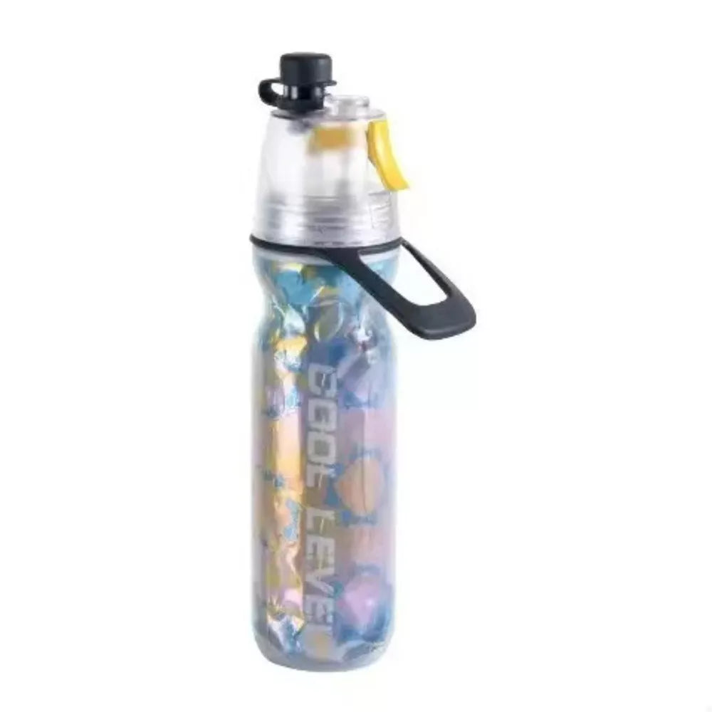 500ml Portable Spray Sports Water Bottle | 2-in-1 Misting & Drinking Bottle | 17oz