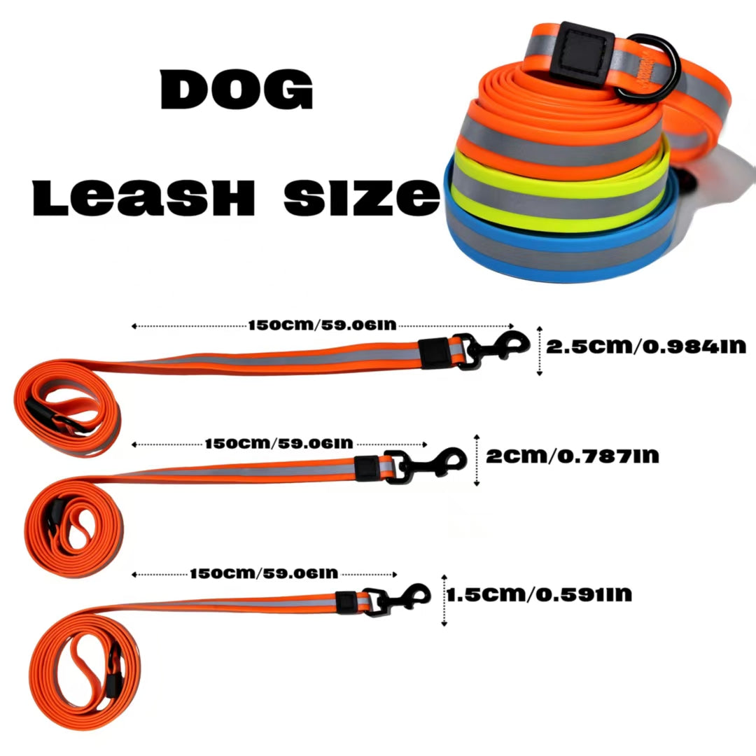 Reflective Dog Leash & Harness Set – High-Visibility Night Walk Safety