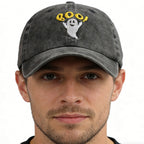 Embroidered BOO Baseball Cap 2-Pack - Adjustable Cotton Caps for Women & Men