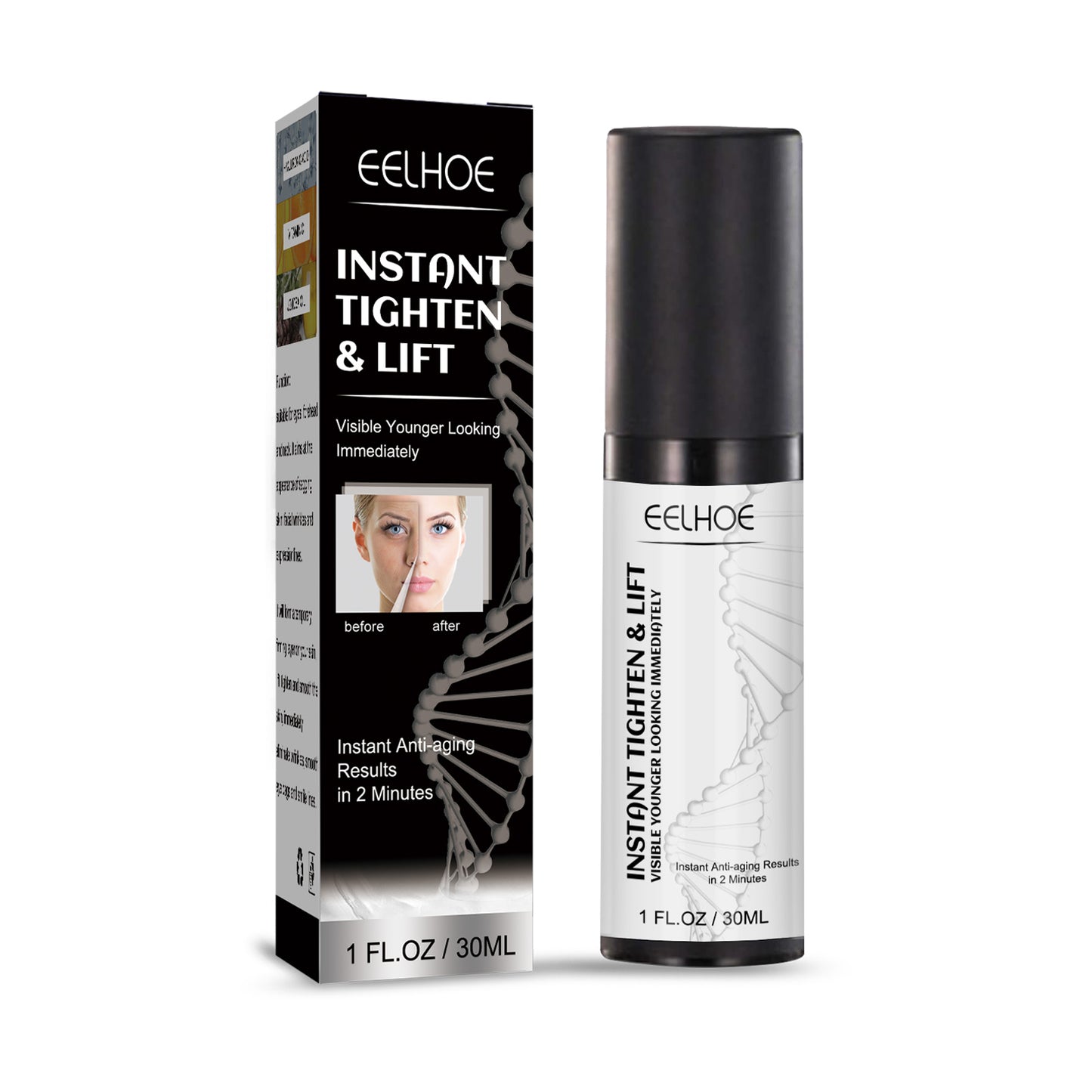 Instant Face Firming Serum | Anti-Aging Wrinkle Reducer with Hyaluronic Acid & Vitamin C