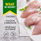 Premium Chicken-Wrapped Calcium Dog Bones - Grain-Free Natural Chew Treats for All Breeds