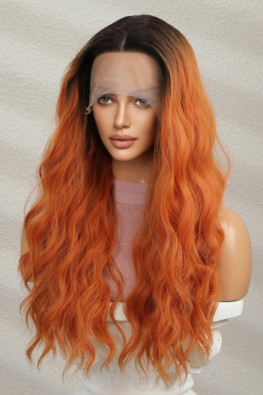 13x2 Lace Front Wig – Synthetic Long Wave 24 Inch | 150% Density | Heat Safe