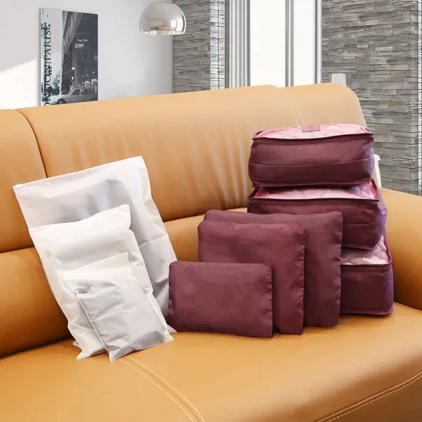 9-Piece Travel Packing Cube Set - Water-Resistant Luggage Organizer with Storage Bags