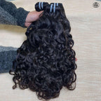 100% Virgin Indian Human Hair Bundle Extensions | Deep Wave, Body Wave, Straight, Water Wave & Jerry Curl | 100g