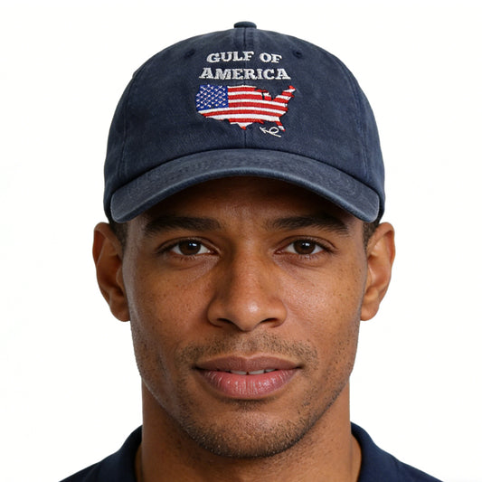 Gulf of America Baseball Cap | American Flag Hat for Men & Women