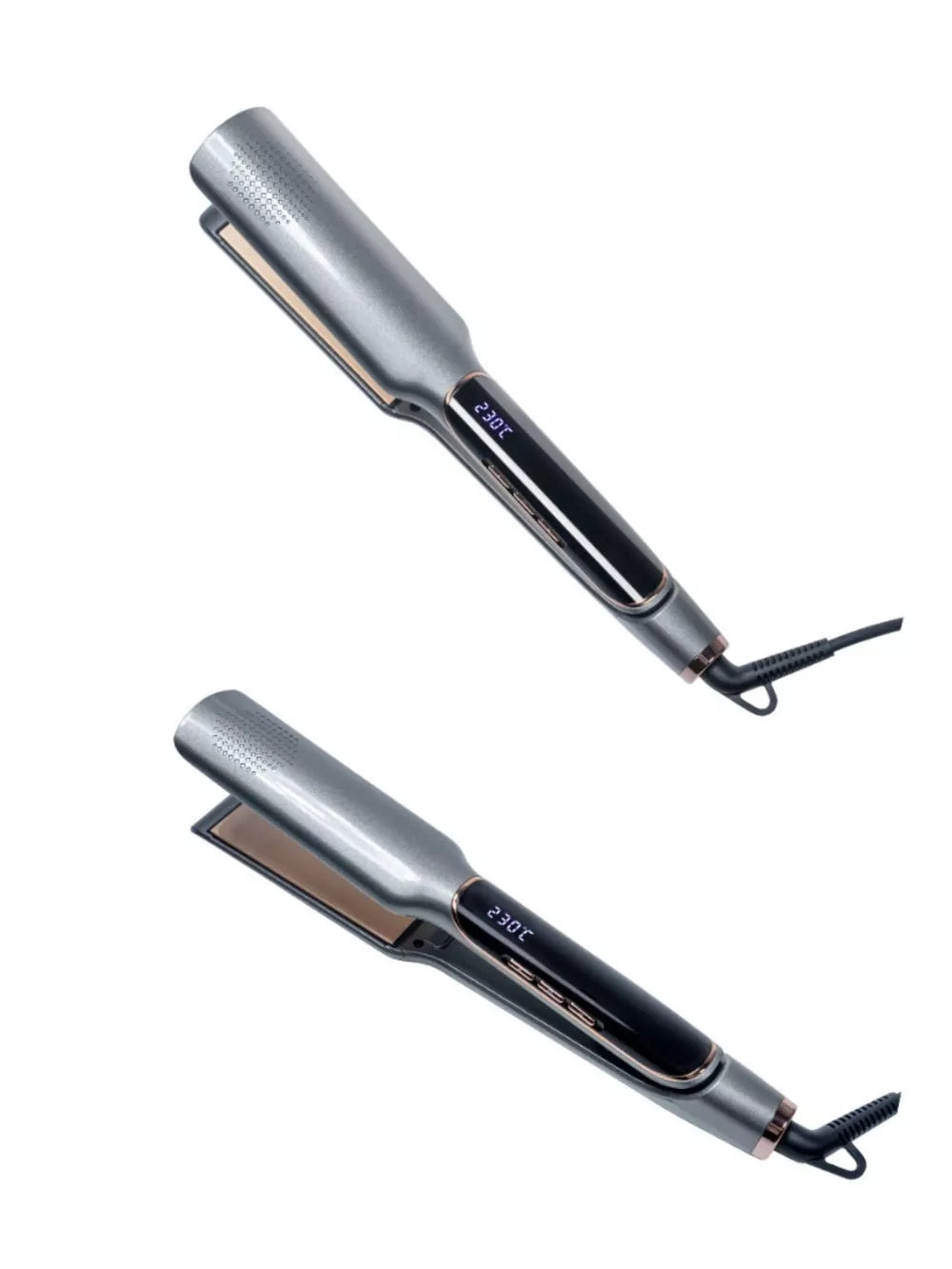 2-in-1 Hair Straightener & Curler – Fast Heating, Constant Temp, Multi-Speed