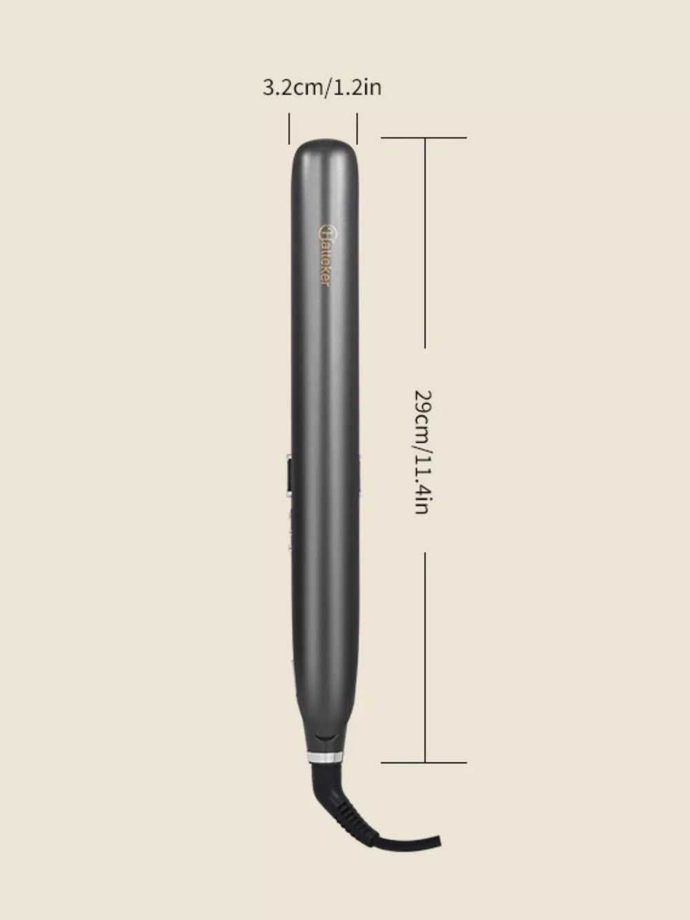 2-in-1 Hair Straightener & Curler – Adjustable Temperature | Multi-Functional Styling Tool