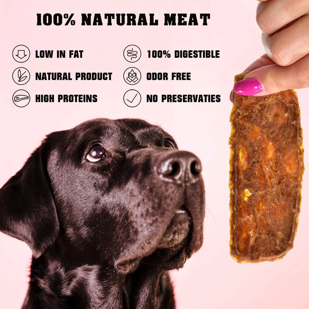 Premium Chicken Jerky Dog Treats - 1.5 lb Grain-Free Training Chews for All Dogs