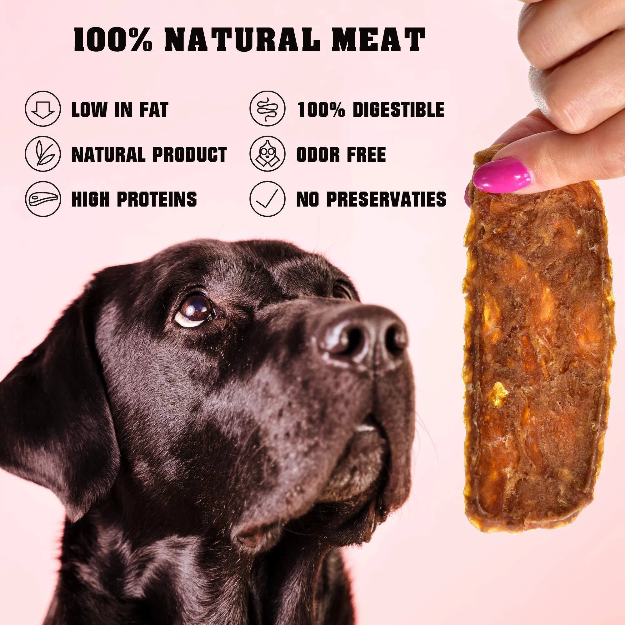 Premium Chicken Jerky Dog Treats - 1.5 lb Grain-Free Training Chews for All Dogs