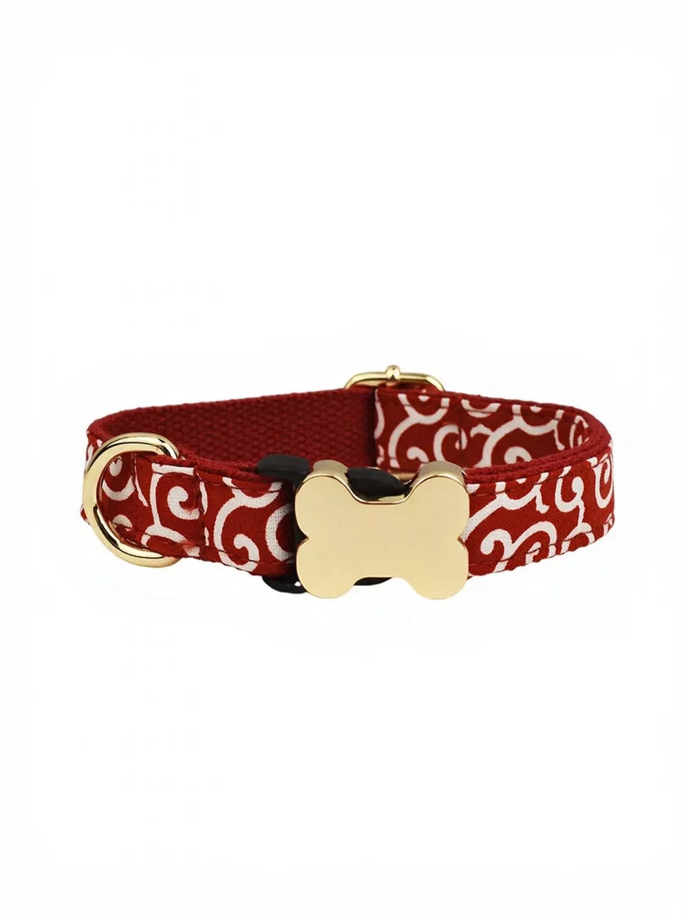 Plaid Bone Buckle Dog Collar – Adjustable & Stylish Pet Collar XS–XL