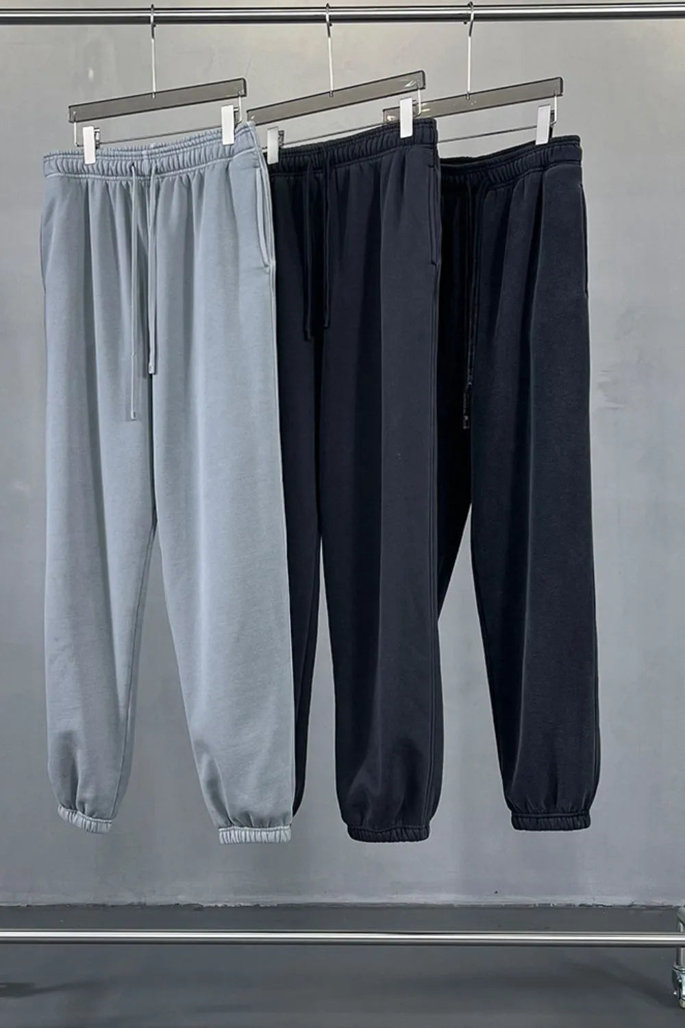 Men's Drawstring Joggers with Pockets – 52% Cotton Blend, Relaxed Fit