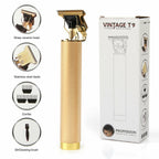 Professional Cordless Hair Clipper & Beard Trimmer - Zero Gap T-Blade for Precision Cuts