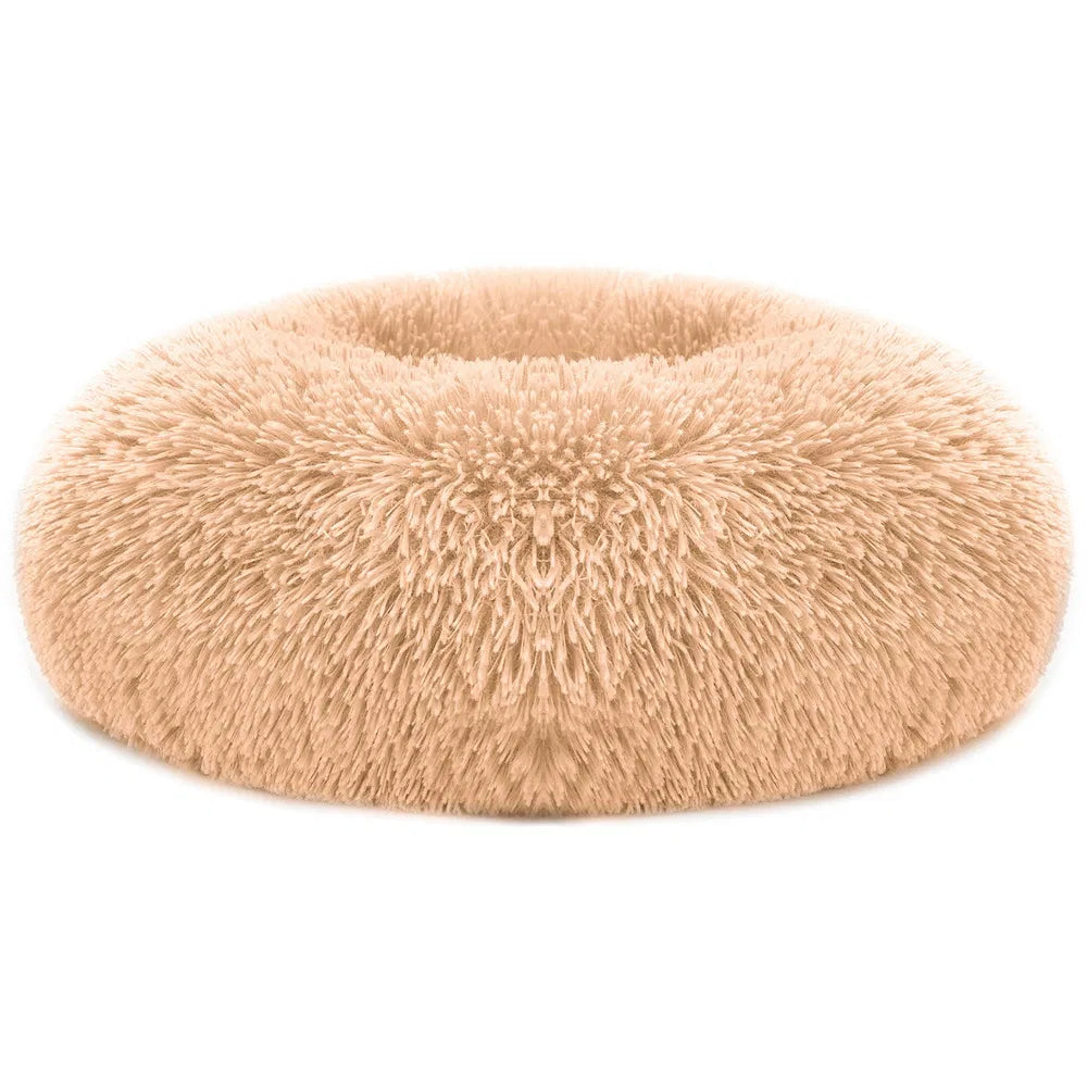 Luxury Plush Dog Bed – Soft Fleece Sofa with Cozy Nest Design, Large