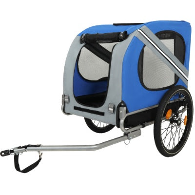 Large Dog Bike Trailer – 120 LB Capacity | All-Terrain Steel Frame Pet Carrier