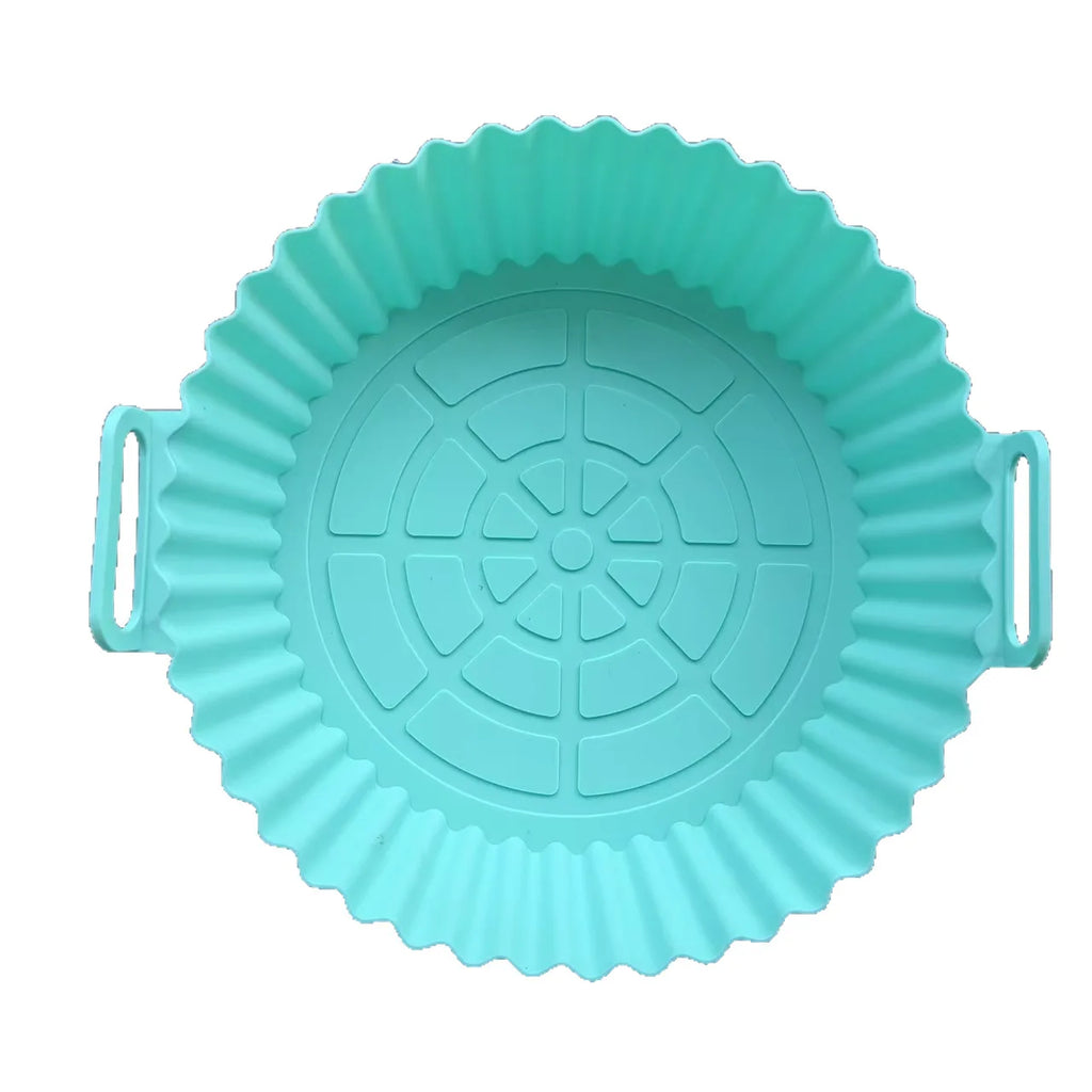 Air Fryer Silicone Liners Air Fryer Silicone Pot Reusable Silicone Air Fryer Liners Food Safe Non Stick Air Fryer Basket Accesso