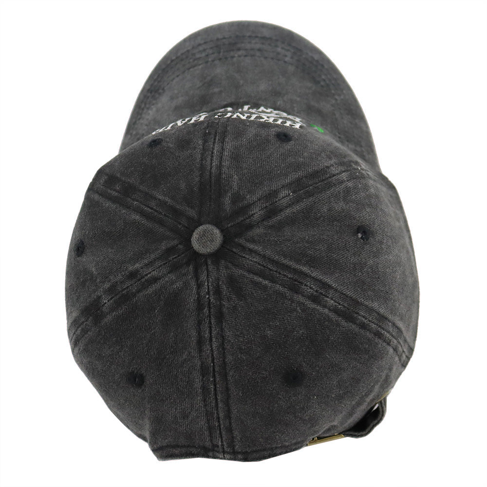 Embroidered Mountain Baseball Cap - 2 Pack Adjustable Cotton Hiking Hats for Men & Women