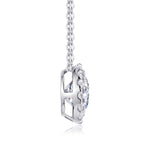 2 Carat Moissanite Pendant Necklace – Sterling Silver | Diamond Alternative for Women