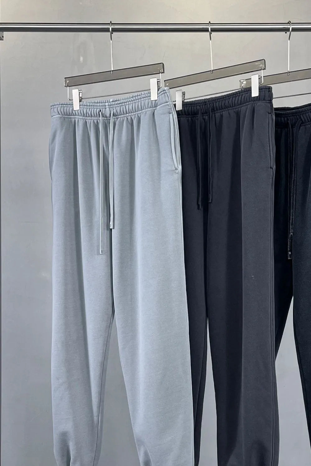 Men's Drawstring Joggers with Pockets – 52% Cotton Blend, Relaxed Fit