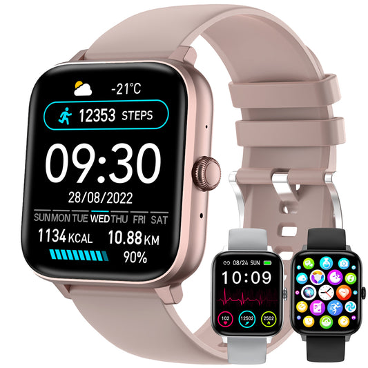 1.83" Smart Watch for Men & Women - Heart Rate Monitor, Fitness Tracker & Custom Watch Faces