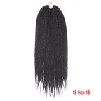 Senegalese Twist Crochet Braiding Hair – Synthetic Box Braids 14" 18" 22"