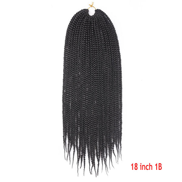 Senegalese Twist Crochet Braiding Hair – Synthetic Box Braids 14" 18" 22"