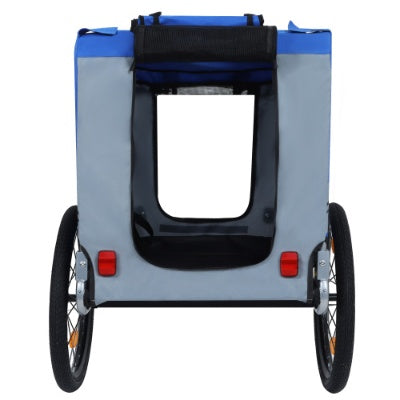 Large Dog Bike Trailer – 120 LB Capacity | All-Terrain Steel Frame Pet Carrier