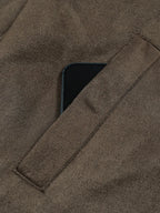Men's Zip-Up Stretch Jacket – 95% Polyester, 5% Spandex, Full Zip & Pocketed