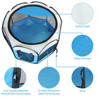 Foldable Pet Playpen – Portable Indoor & Outdoor Exercise Pen for Dogs, Cats & Small Pets