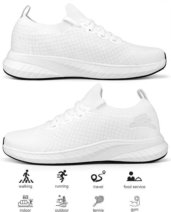 Puweco Men's Slip-On Mesh Sneakers – Lightweight EVA Cushioning & Anti-Slip Outsole